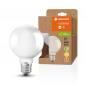 Preview: Ledvance E27 Besonders effiziente LED Lampe Globe 95 matt 4W wie 60W 3000K warmweißes Licht für die Wohnung